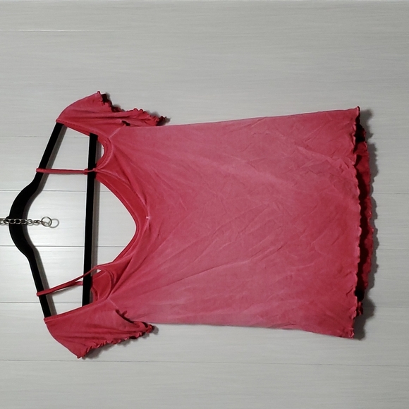 American eagle outfitters pink tye dye top sx - Picture 1 of 6